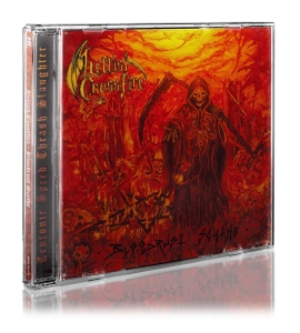 Hellish Crossfire - Bloodrust Scythe in der Gruppe CD / Kommande / Hårdrock bei Bengans Skivbutik AB (5665013)