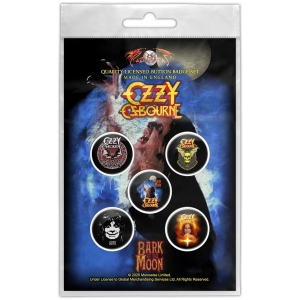 Ozzy Osbourne - Bark At The Moon Button Badge Pack in der Gruppe MERCHANDISE / Pin-Button Badge / Heavy Metal bei Bengans Skivbutik AB (5665326)