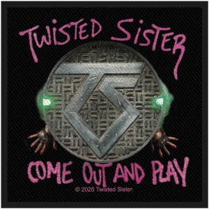 Twisted Sister - Come Out And Play Standard Patch in der Gruppe MERCHANDISE / Stoffaufnäher /  /  bei Bengans Skivbutik AB (5665471)
