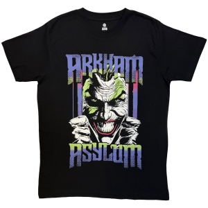 Joker - Arkham Asylum Uni Bl T-Shirt in der Gruppe MERCHANDISE / T-shirt / Nyheter / Film-Musikal bei Bengans Skivbutik AB (5665544r)