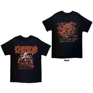 Kreator - Pleasure To Kill Uni Bl T-Shirt in der Gruppe MERCHANDISE / T-shirt / Heavy Metal bei Bengans Skivbutik AB (5665545r)
