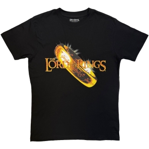 Lord Of The Rings - Shiny Gold Ring Uni Bl T-Shirt in der Gruppe MERCHANDISE / T-shirt / Nyheter / Film-Musikal bei Bengans Skivbutik AB (5665547r)