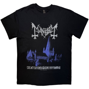 Mayhem - De Mysteriis Dom Sathanas Uni Bl T-Shirt in der Gruppe MERCHANDISE / T-shirt / Nyheter / Hårdrock bei Bengans Skivbutik AB (5665551r)