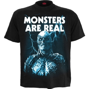Stranger Things - Monsters Are Real - T-Shirt in der Gruppe MERCHANDISE / T-shirt / Nyheter / Film-Musikal bei Bengans Skivbutik AB (5665975r)
