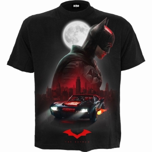 Batman - Batmobile - Black T-Shirt in der Gruppe MERCHANDISE / T-shirt / Nyheter / Film-Musikal bei Bengans Skivbutik AB (5666009r)