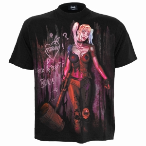 Dc Comics - Harley Quinn - Trick Or Treat - T-Shirt in der Gruppe MERCHANDISE / T-shirt / Nyheter / Film-Musikal bei Bengans Skivbutik AB (5666011r)