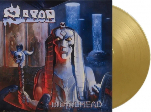 Saxon - Metalhead (Gold Coloured Vinyl LP) in der Gruppe UNSERE TIPPS / Startsida - Vinyl Nyheter & Kommande bei Bengans Skivbutik AB (5666422)
