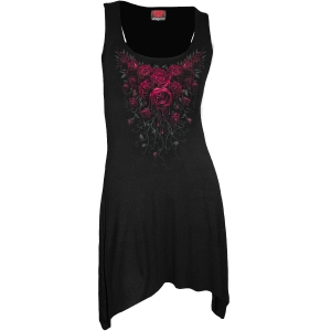 Spiral - Blood Rose - Ladies Goth Bottom Dress in der Gruppe MERCHANDISE / T-shirt / Nyheter / Övrigt bei Bengans Skivbutik AB (5666655r)