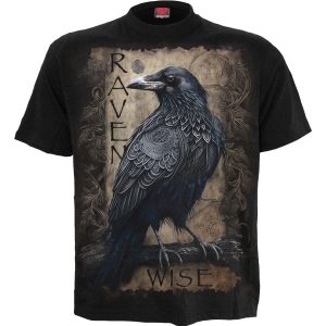 Spiral - Raven Wise - T-Shirt in der Gruppe MERCHANDISE / T-shirt / Nyheter / Övrigt bei Bengans Skivbutik AB (5666782r)
