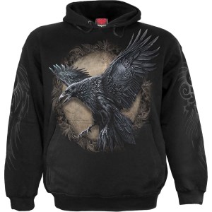 Spiral - Raven Wise - Pullover Hoodie in der Gruppe MERCHANDISE / Kapuzenpullover /  bei Bengans Skivbutik AB (5666783r)