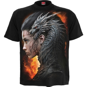Spiral - Draco Queen - T-Shirt in der Gruppe MERCHANDISE / T-shirt / Nyheter / Övrigt bei Bengans Skivbutik AB (5666905r)