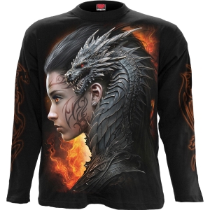 Spiral - Draco Queen - Longsleeve in der Gruppe MERCHANDISE / T-shirt / Nyheter / Övrigt bei Bengans Skivbutik AB (5666906r)