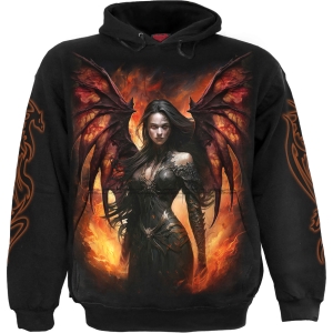 Spiral - Draco Queen - Pullover Hoodie in der Gruppe MERCHANDISE / Kapuzenpullover /  bei Bengans Skivbutik AB (5666907r)