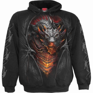 Spiral - Draconis - Pullover Hoodie in der Gruppe MERCHANDISE / Kapuzenpullover /  bei Bengans Skivbutik AB (5666938)