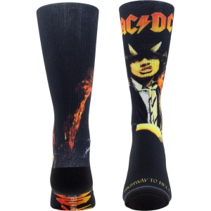 Ac/Dc - Highway To Hell Sublimation Uni Bl Socks in der Gruppe MERCHANDISE / Strumpor /  /  bei Bengans Skivbutik AB (5667673)