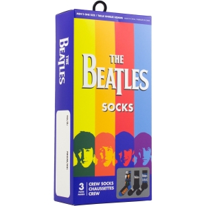 The Beatles - Beatles Gift Box Uni 3-Pack Socks in der Gruppe MERCHANDISE / Strumpor / Pop-Rock bei Bengans Skivbutik AB (5667686)