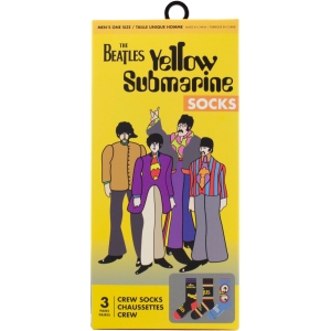 The Beatles - Yellow Sub Gift Box Uni 3-Pack Socks in der Gruppe MERCHANDISE / Strumpor / Pop-Rock bei Bengans Skivbutik AB (5667696)