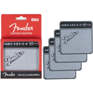 Fender - Amplifiers Premium 4-Piece Coaster Set in der Gruppe MERCHANDISE / Merch / Nyheter / Pop-Rock bei Bengans Skivbutik AB (5667722)