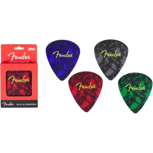 Fender - Colours Premium 4-Piece Coaster Set in der Gruppe MERCHANDISE / Merch / Nyheter / Pop-Rock bei Bengans Skivbutik AB (5667723)
