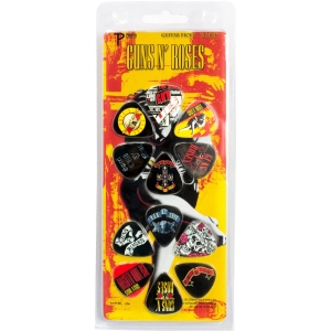 Guns N Roses - Album Covers 12-Pack Plectrum Pack in der Gruppe MERCHANDISE / Merch / Nyheter / Hårdrock bei Bengans Skivbutik AB (5667732)