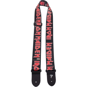 Iron Maiden - Logo Guitar Strap in der Gruppe MERCHANDISE / Merch / Nyheter / Hårdrock bei Bengans Skivbutik AB (5667744)