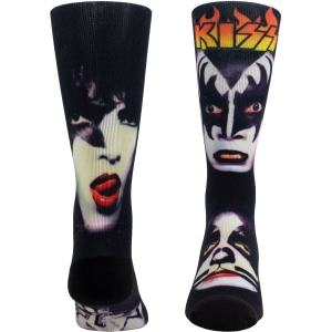 Kiss   - Faces Sublimation Uni Bl Socks in der Gruppe MERCHANDISE / Strumpor /  /  bei Bengans Skivbutik AB (5667750)