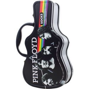 Pink Floyd - Logos Guitar Tin Uni 3-Pack Socks in der Gruppe MERCHANDISE / Strumpor / Pop-Rock bei Bengans Skivbutik AB (5667769)