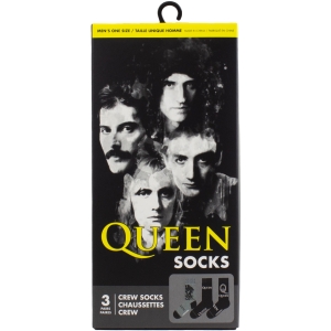 Queen - Logos Gift Box Uni 3-Pack Socks in der Gruppe MERCHANDISE / Strumpor / Pop-Rock bei Bengans Skivbutik AB (5667771)