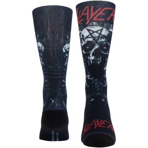 Slayer - Skulls & Pentagram Sublimation Uni Bl Socks in der Gruppe MERCHANDISE / Strumpor /  /  bei Bengans Skivbutik AB (5667784)