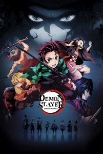 Movie Poster - Demon Slayer 91,5 x 61 cm in der Gruppe MERCHANDISE / Poster / Soundtrack bei Bengans Skivbutik AB (5668413)