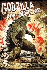 Movie Poster - Godzilla 91,5 x 61 cm in der Gruppe MERCHANDISE / Poster / Soundtrack bei Bengans Skivbutik AB (5668416)