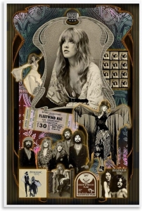 Fleetwood Mac - Stevie Nicks Montage (91,5 X 61 Cm) in der Gruppe MERCHANDISE / Poster / / bei Bengans Skivbutik AB (5668449)