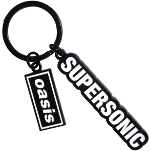 Oasis - Supersonic Decca Logo Charm Keychain in der Gruppe MERCHANDISE / Schlüsselanhänger / Pop-Rock bei Bengans Skivbutik AB (5668625)