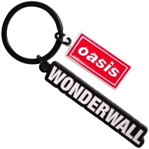 Oasis - Wonderwall Decca Logo Charm Keychain in der Gruppe MERCHANDISE / Schlüsselanhänger / Pop-Rock bei Bengans Skivbutik AB (5668628)