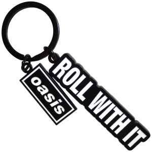 Oasis - Roll With It Decca Logo Charm Keychain in der Gruppe MERCHANDISE / Schlüsselanhänger / Pop-Rock bei Bengans Skivbutik AB (5668629)