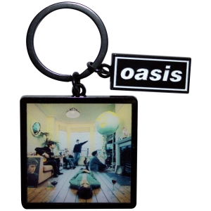 Oasis - Definitely Maybe Album Decca Logo Charm Keychain in der Gruppe MERCHANDISE / Schlüsselanhänger / Pop-Rock bei Bengans Skivbutik AB (5668630)
