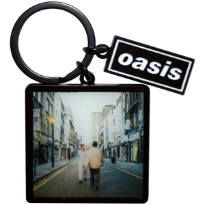 Oasis - What's The Story Album Decca Logo Charm Keychain in der Gruppe MERCHANDISE / Schlüsselanhänger / Pop-Rock bei Bengans Skivbutik AB (5668631)