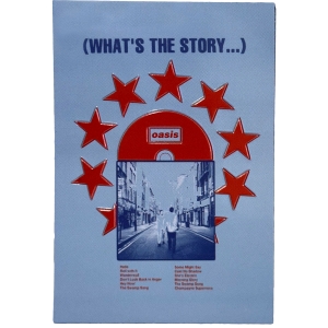Oasis - What's The Story Cd Blue Magnet in der Gruppe MERCHANDISE / Magnet / Pop-Rock bei Bengans Skivbutik AB (5668633)