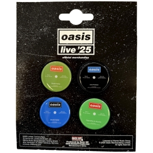 Oasis - Single Discs 4-Piece Magnet Set in der Gruppe MERCHANDISE / Magnet / Pop-Rock bei Bengans Skivbutik AB (5668642)