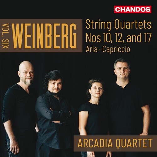 Mieczyslaw Weinberg - String Quartets, Vol. 6 in der Gruppe CD / Bestseller bei Bengans Skivbutik AB (5668713)