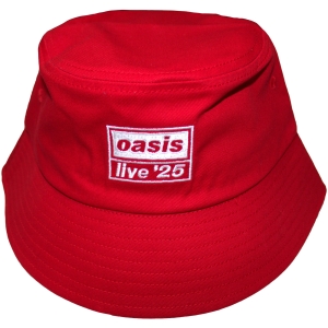 Oasis - Live 25 Logo Red Bucket Hat in der Gruppe MERCHANDISE / Merch / Pop-Rock bei Bengans Skivbutik AB (5668811)