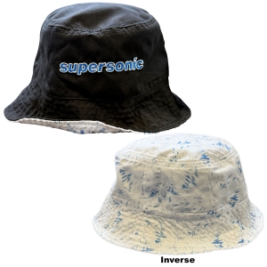 Oasis - Supersonic / Tie Dye Reversible Bl Bucket Hat in der Gruppe MERCHANDISE / Merch / Pop-Rock bei Bengans Skivbutik AB (5668814)