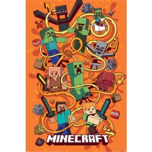 Game Poster - Minecraft (Funtage Montage)  Poster 91,5 X 61 Cm in der Gruppe MERCHANDISE / Poster / Game Soundtrack bei Bengans Skivbutik AB (5669218)