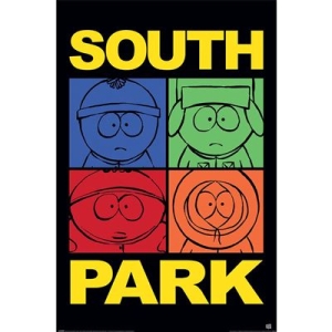 Movie Poster  - South Park (Block Colour)  Poster 91,5 X 61 Cm in der Gruppe MERCHANDISE / Poster / Soundtrack bei Bengans Skivbutik AB (5669221)