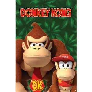 Game Poster - Nintendo (Donkey Kong And Diddy Kong)  Poster 91,5 X 61 Cm in der Gruppe MERCHANDISE / Poster / Game Soundtrack bei Bengans Skivbutik AB (5669224)