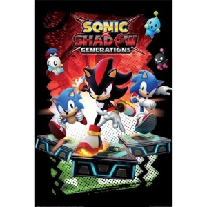 Game Poster - Sonic (Shadow Generartions)  Poster 91,5 X 61 Cm in der Gruppe MERCHANDISE / Poster / Game Soundtrack bei Bengans Skivbutik AB (5669227)