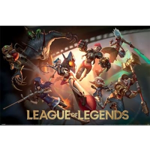 Game Poster - League Of Legends (Riot)  Poster 91,5 X 61 Cm in der Gruppe MERCHANDISE / Poster / Game Soundtrack bei Bengans Skivbutik AB (5669235)