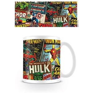 Marvel - Marvel Retro (Covers) Mug in der Gruppe MERCHANDISE / Tasse / Soundtrack bei Bengans Skivbutik AB (5669262)