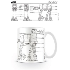 Star Wars - Star Wars (At At Sketch) Mug in der Gruppe MERCHANDISE / Tasse / Soundtrack bei Bengans Skivbutik AB (5669266)