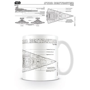 Star Wars - Star Wars (Star Destroyer Sketch) Mug in der Gruppe MERCHANDISE / Tasse / Soundtrack bei Bengans Skivbutik AB (5669267)